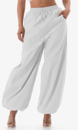Lace Arc Balloon Joggers